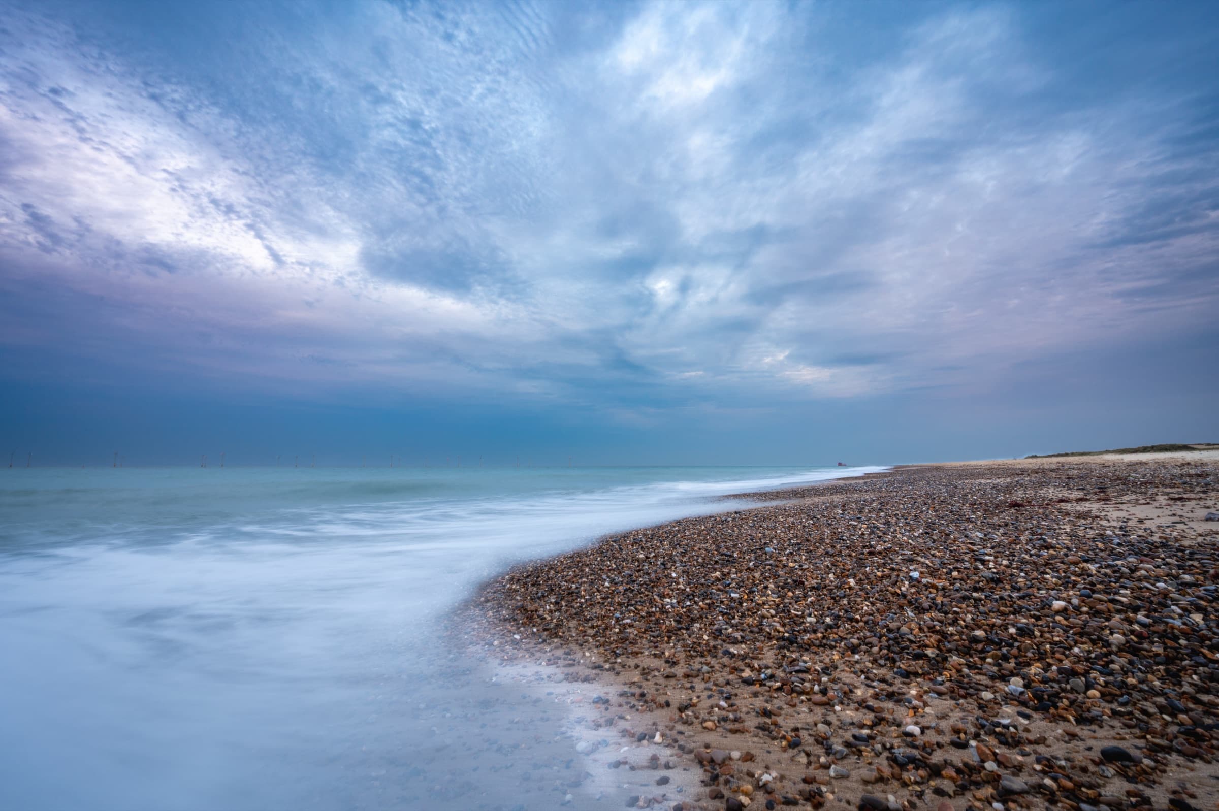 The Norfolk coast